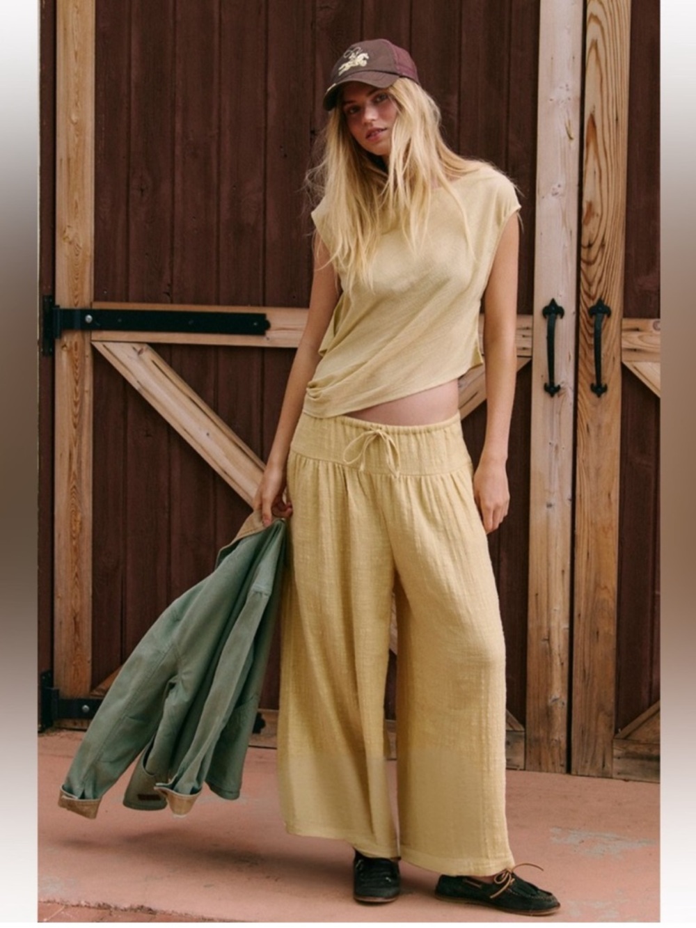 Free People Summer Drift Set in Reed Sz S NWT